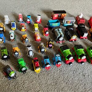 Thomas & Friends Green and Blue Train Vehicles